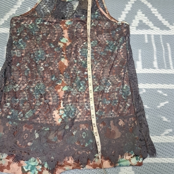 Anthropologie Postman Sea Drift Lace Tank Top - Picture 11 of 13